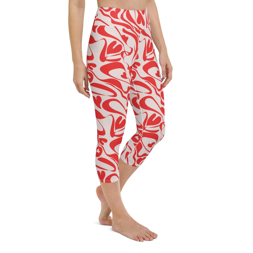 Heart Swirl Yoga Capris