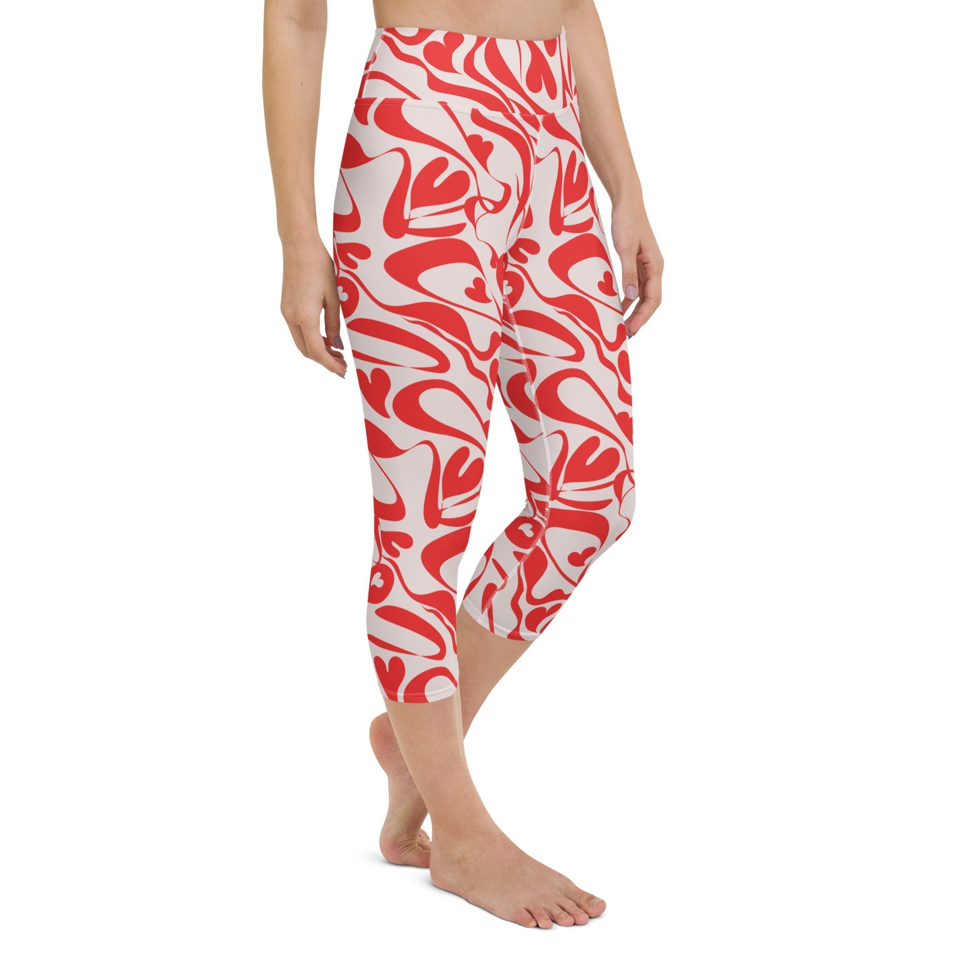 Heart Swirl Yoga Capris