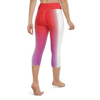 Hearts Optical Illusion Leggings Yoga Capris