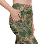 Hiking Crossover Leggings With Pockets