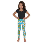 Hippie Flower Pattern Kid's Leggings