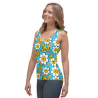 Hippie Flower Pattern Tank Top