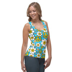 Hippie Flower Pattern Tank Top