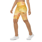 Honey Bee Biker Shorts