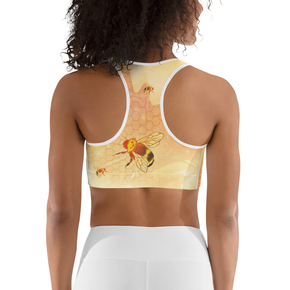 Honey Bee Sports Bra