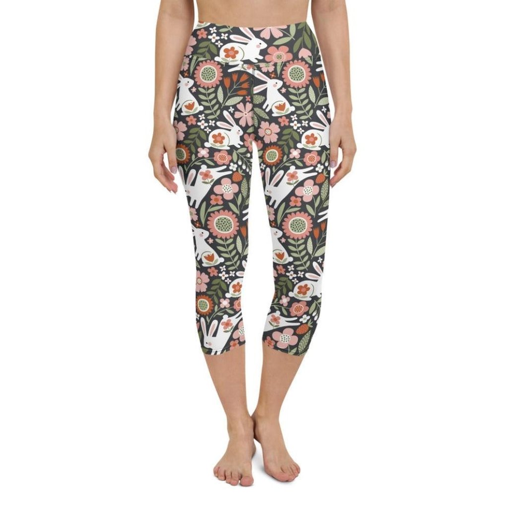 Hopping Bunny Yoga Capris