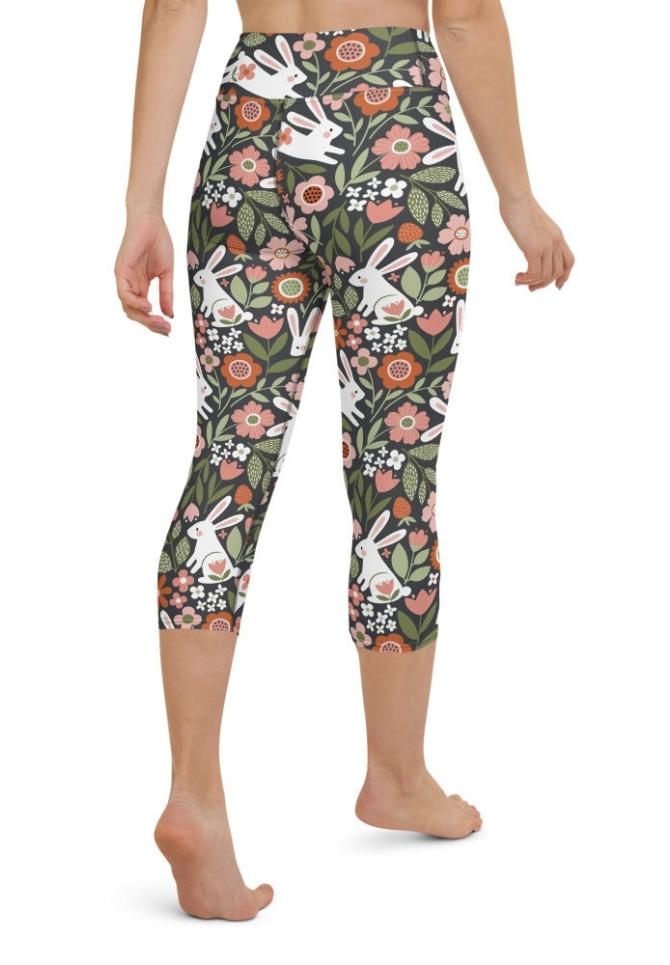 Hopping Bunny Yoga Capris