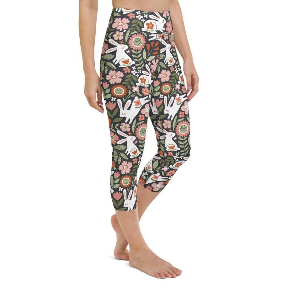 Hopping Bunny Yoga Capris