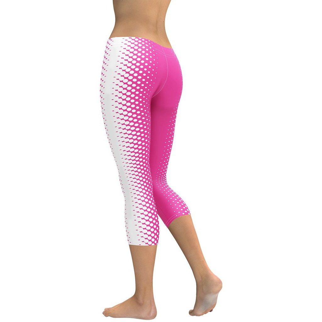 Hot Pink Optical Illusion Capris