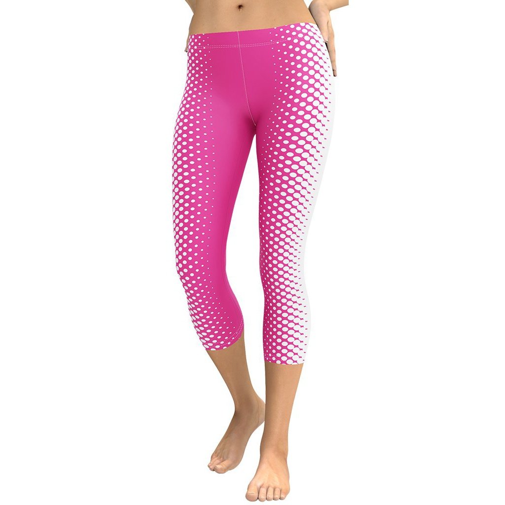 Hot Pink Optical Illusion Capris