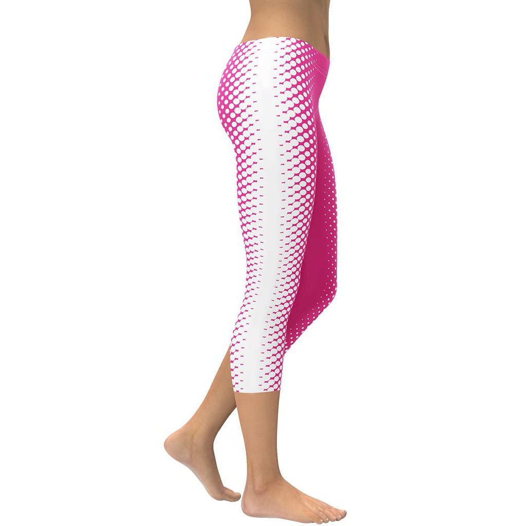 Hot Pink Optical Illusion Capris
