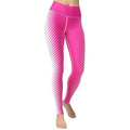 Hot Pink Optical Illusion Yoga Leggings