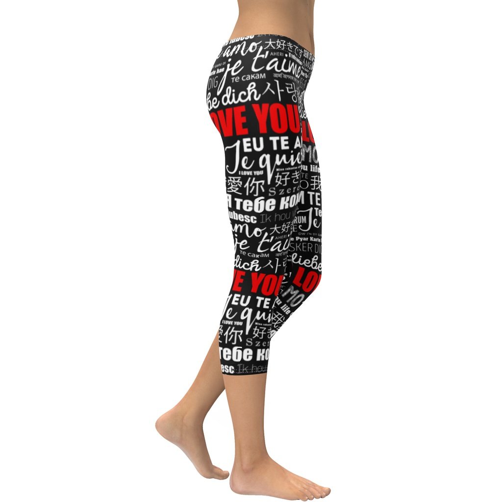 I Love You Capris