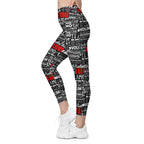 I Love You Leggings With Pockets