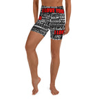 I Love You Yoga Shorts