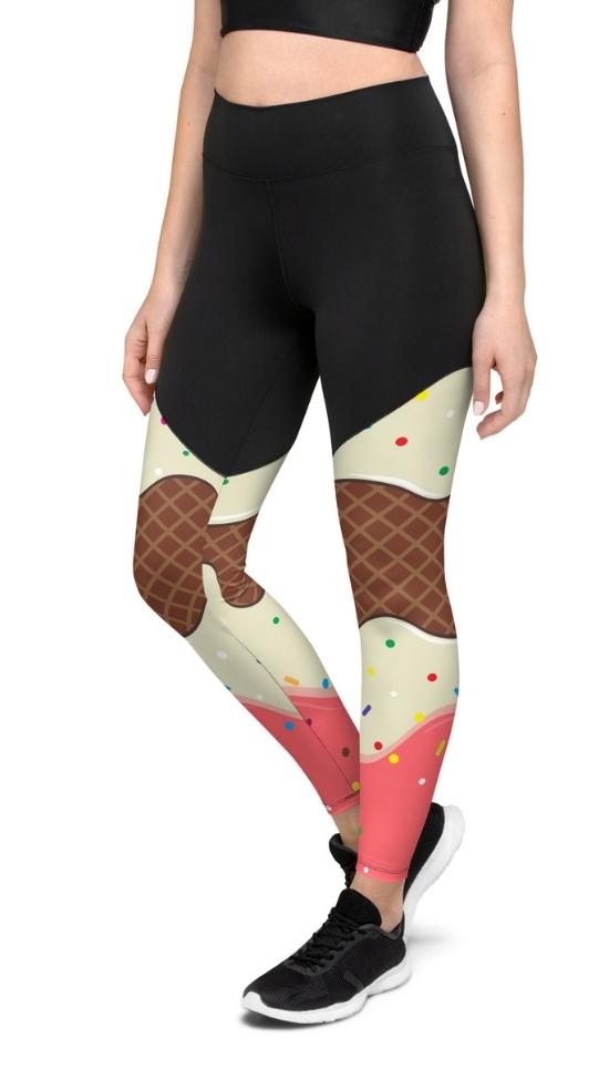 Ice Cream Compression Leggings