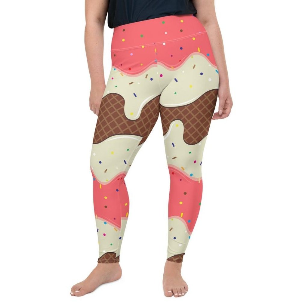 Ice Cream Plus Size Leggings
