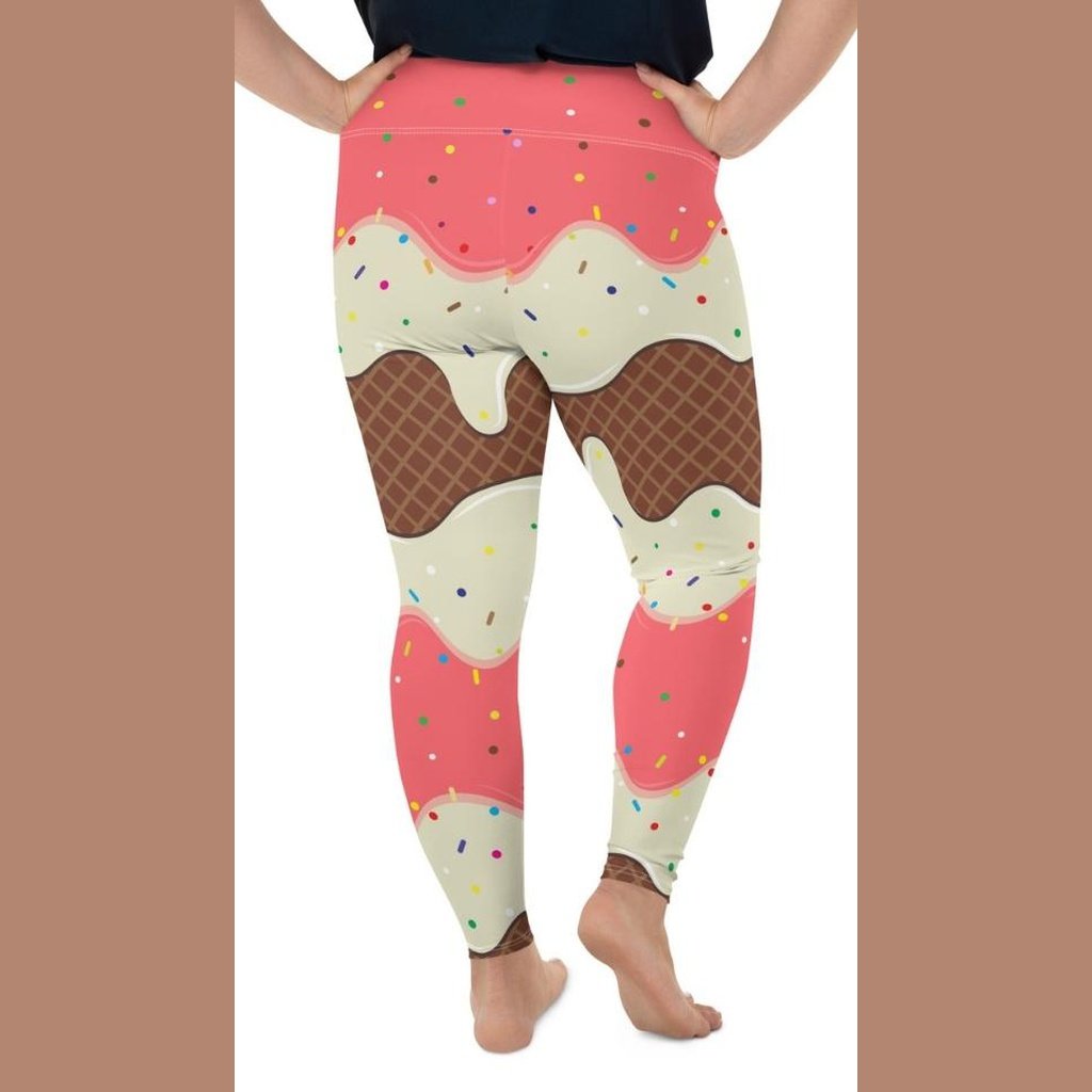 Ice Cream Plus Size Leggings