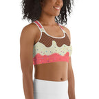 Ice Cream Sports Bra
