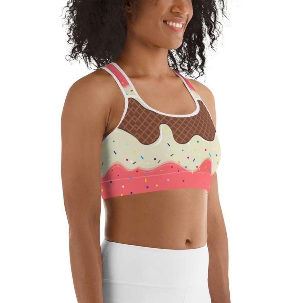 Ice Cream Sports Bra