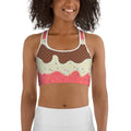 Ice Cream Sports Bra