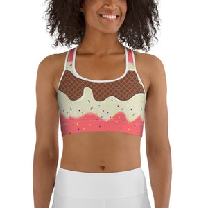 Ice Cream Sports Bra
