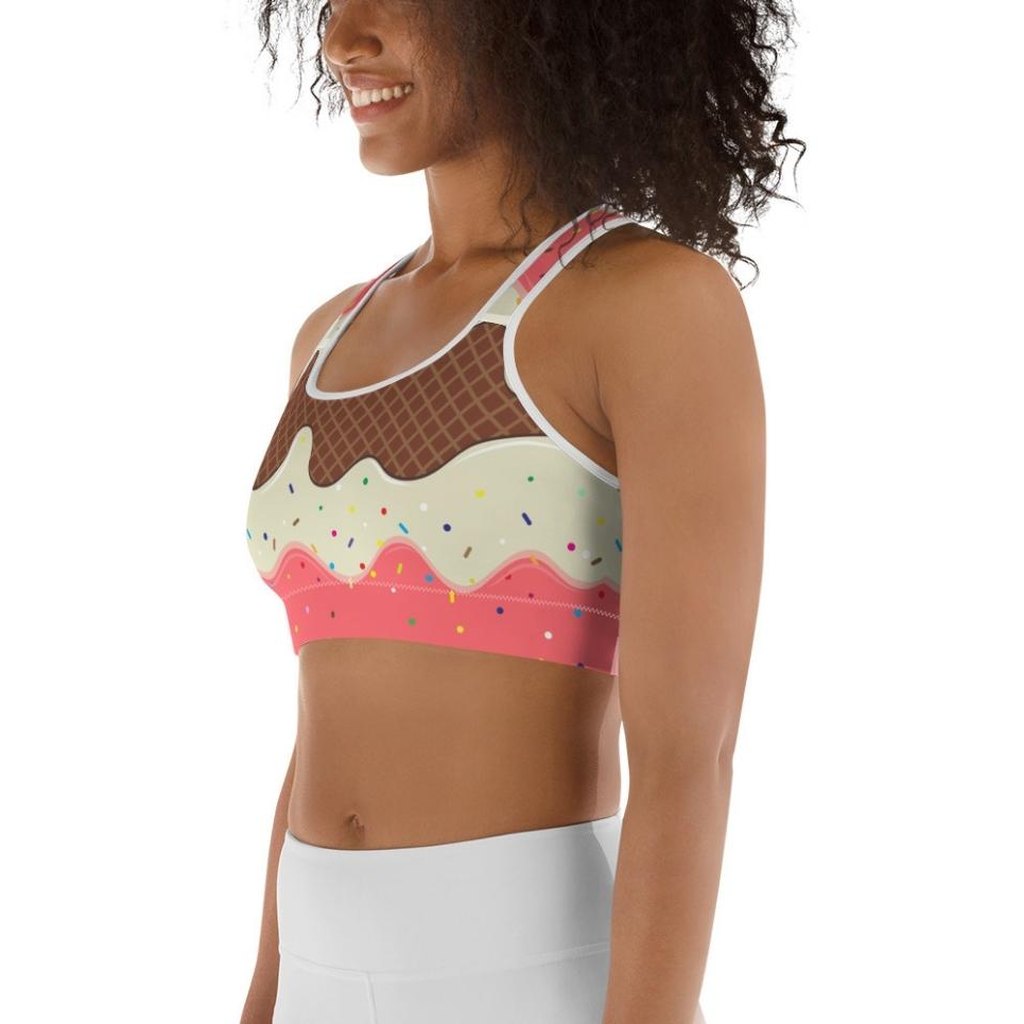 Ice Cream Sports Bra