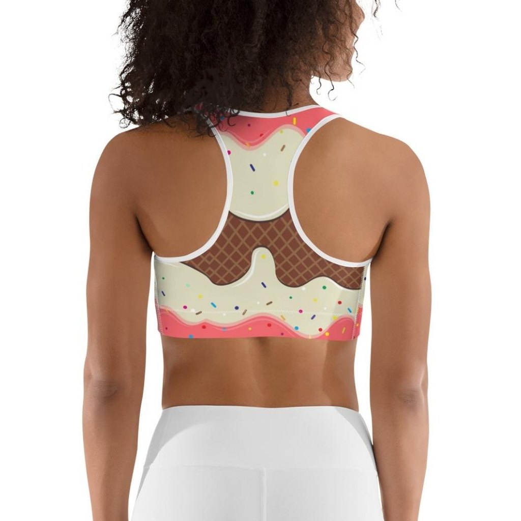 Ice Cream Sports Bra