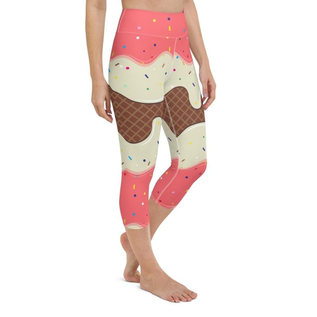 Ice Cream Yoga Capris