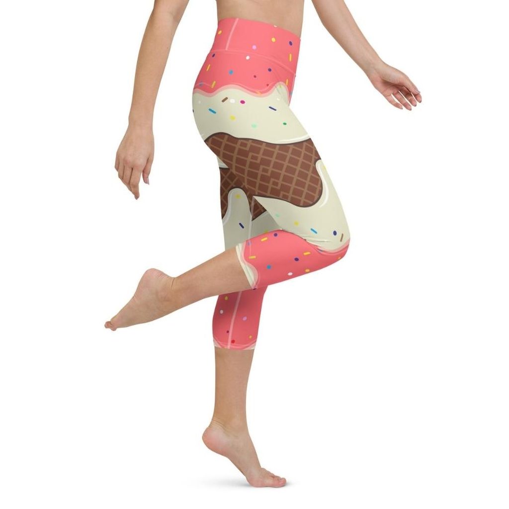 Ice Cream Yoga Capris