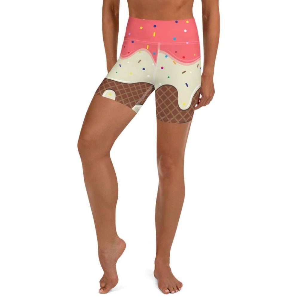 Ice Cream Yoga Shorts