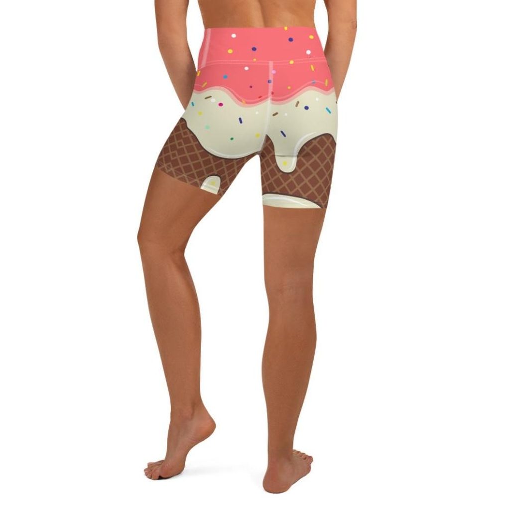 Ice Cream Yoga Shorts