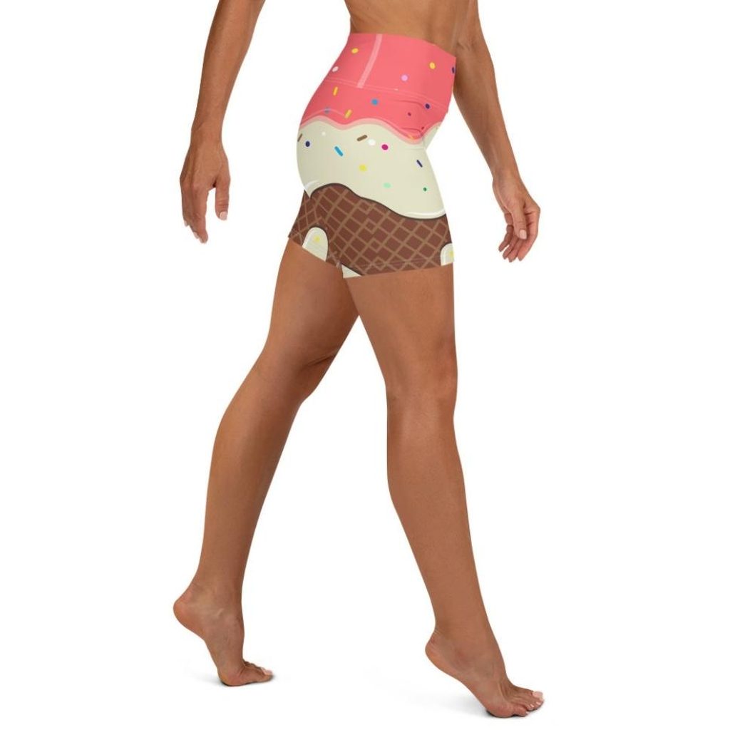 Ice Cream Yoga Shorts