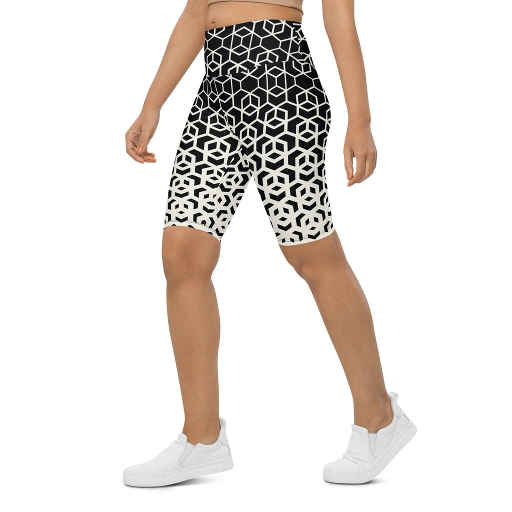 Infinite Geometric Biker Shorts