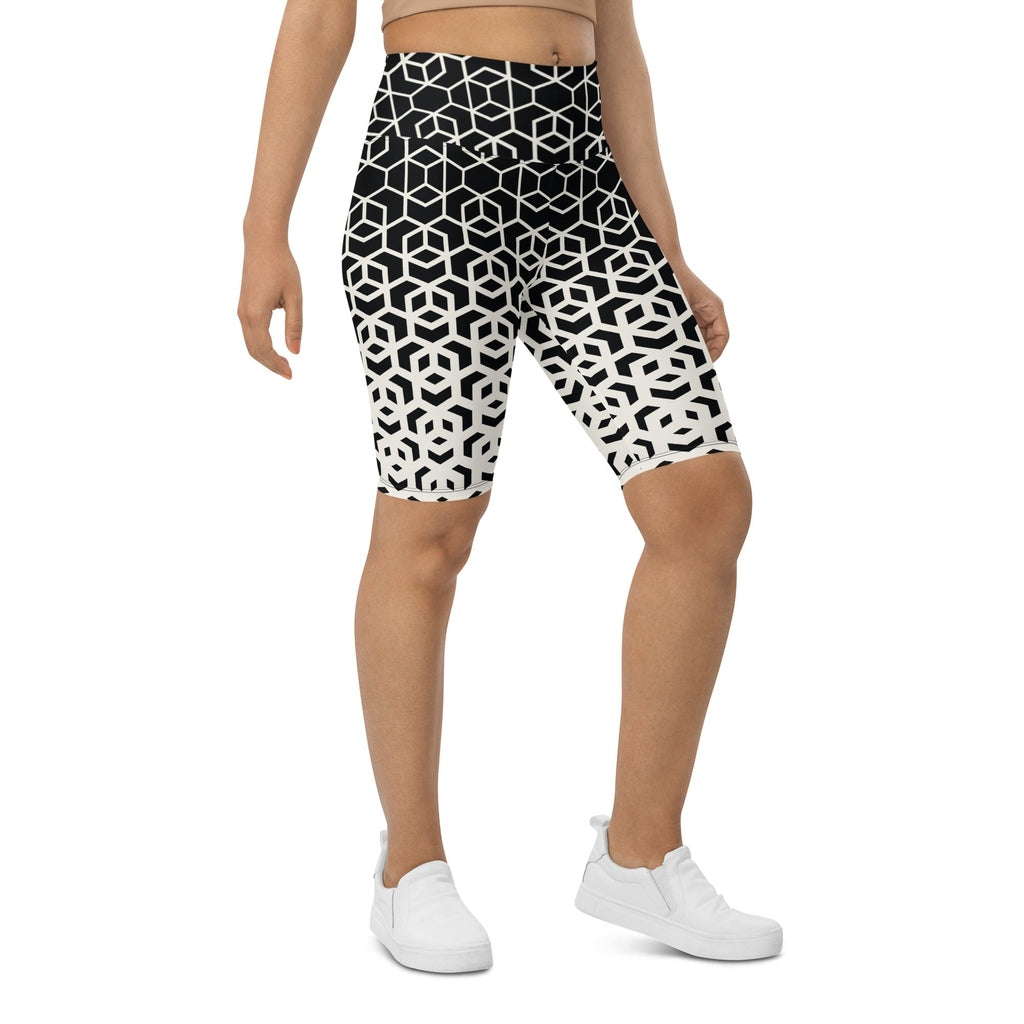 Infinite Geometric Biker Shorts