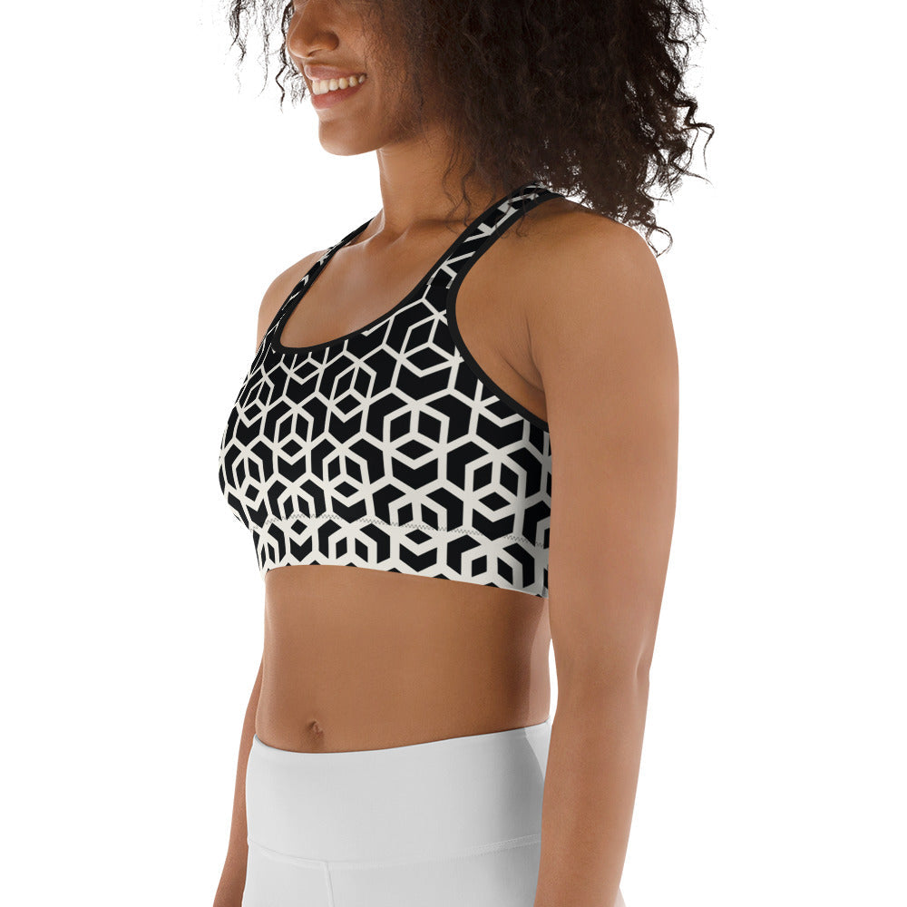 Infinite Geometric Sports Bra