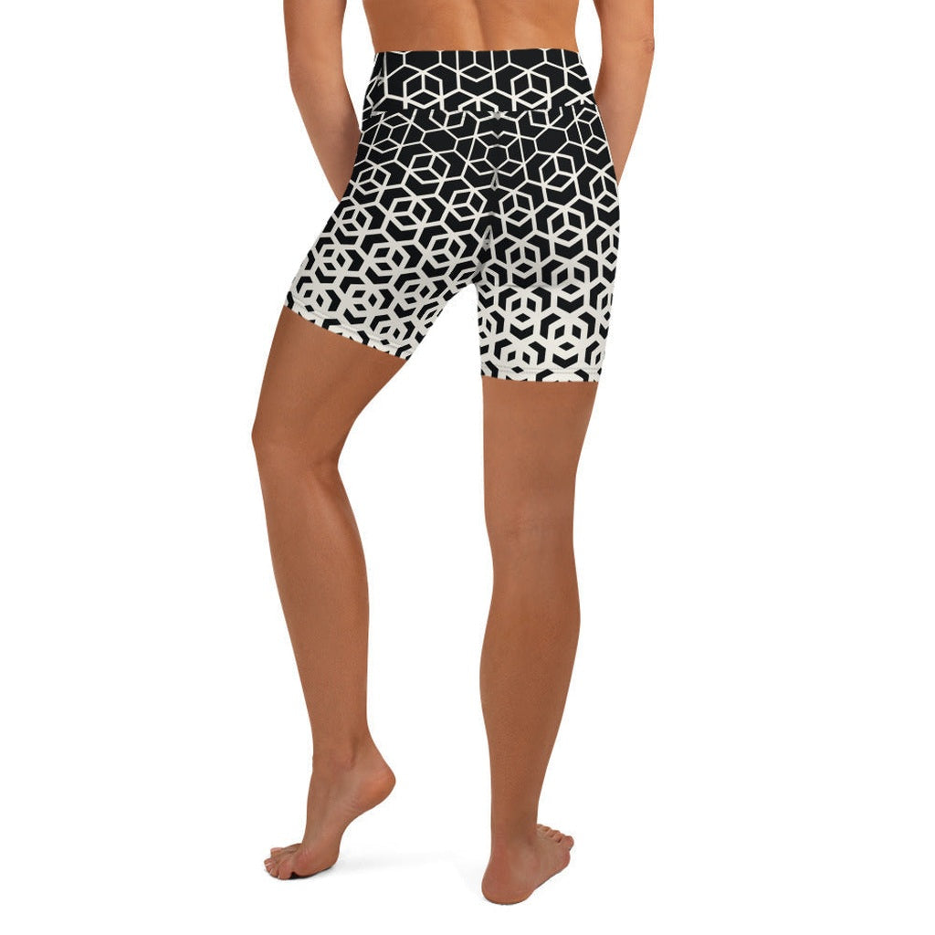 Infinite Geometric Yoga Shorts