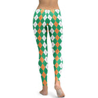Irish Flag Plaid Leggings - FiercePulse - Premium Workout Leggings - Yoga Pants