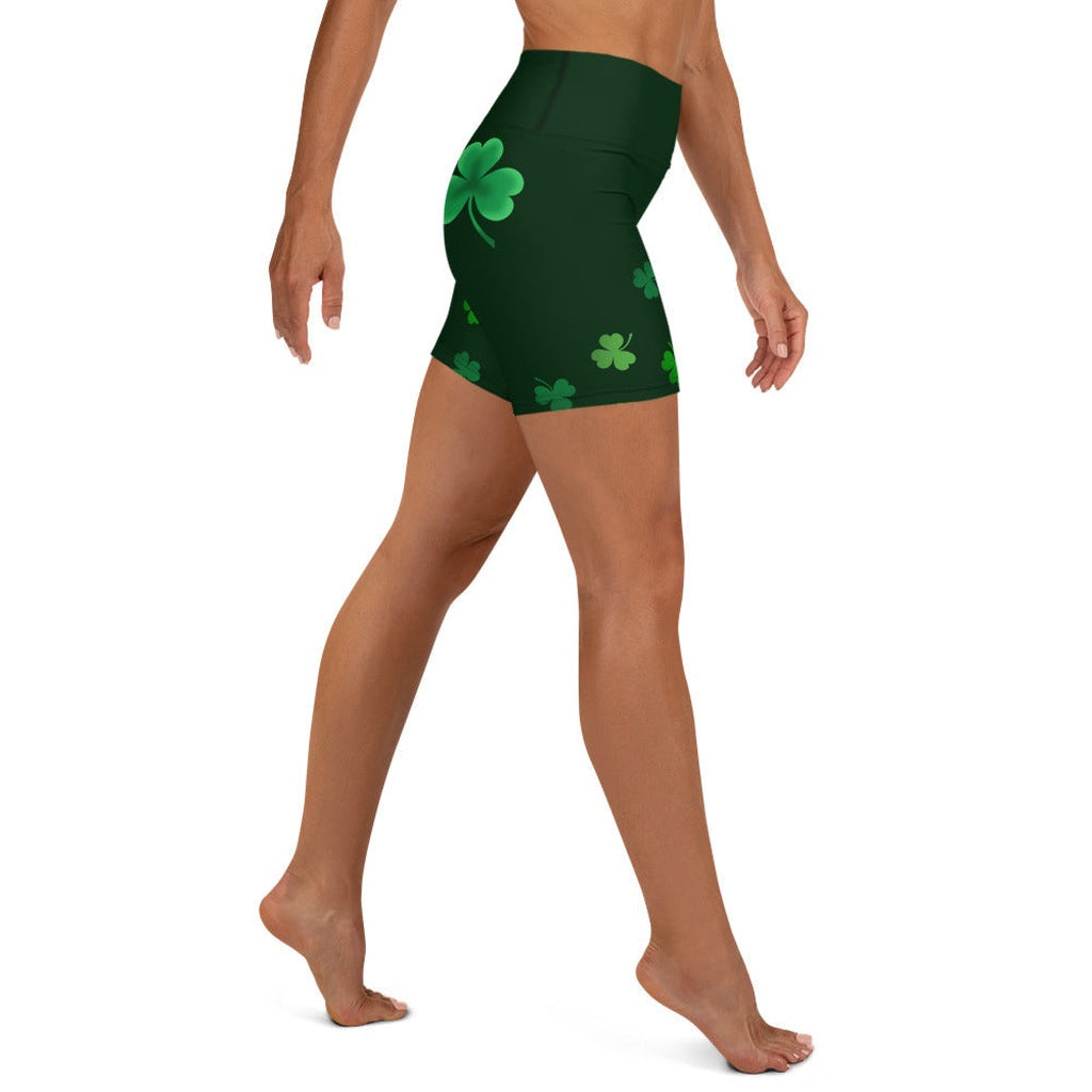 Irish Luck Yoga Shorts
