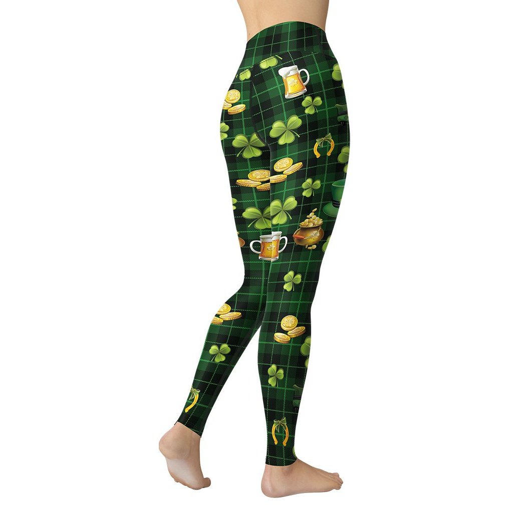 Irish Pride Yoga Leggings - FiercePulse - Premium Workout Leggings - Yoga Pants