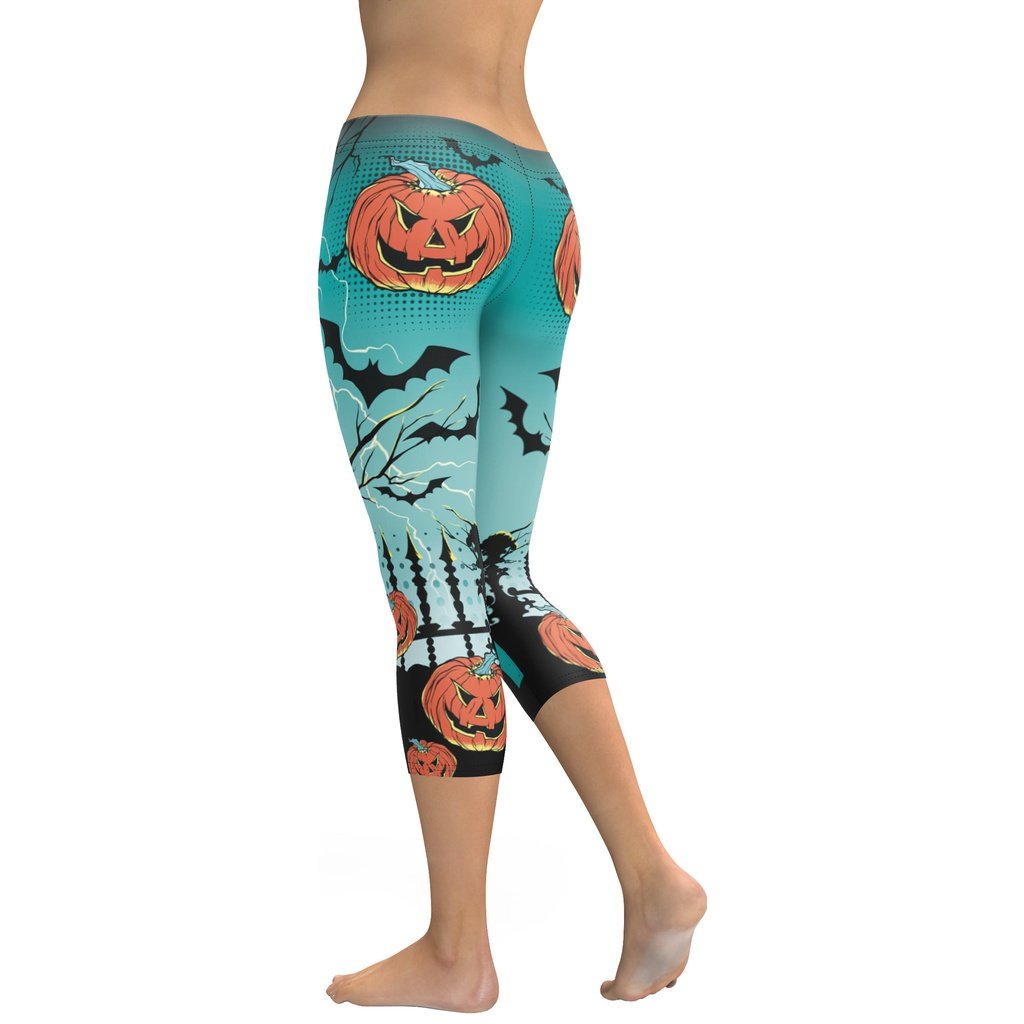 Jack O'Lantern Capris