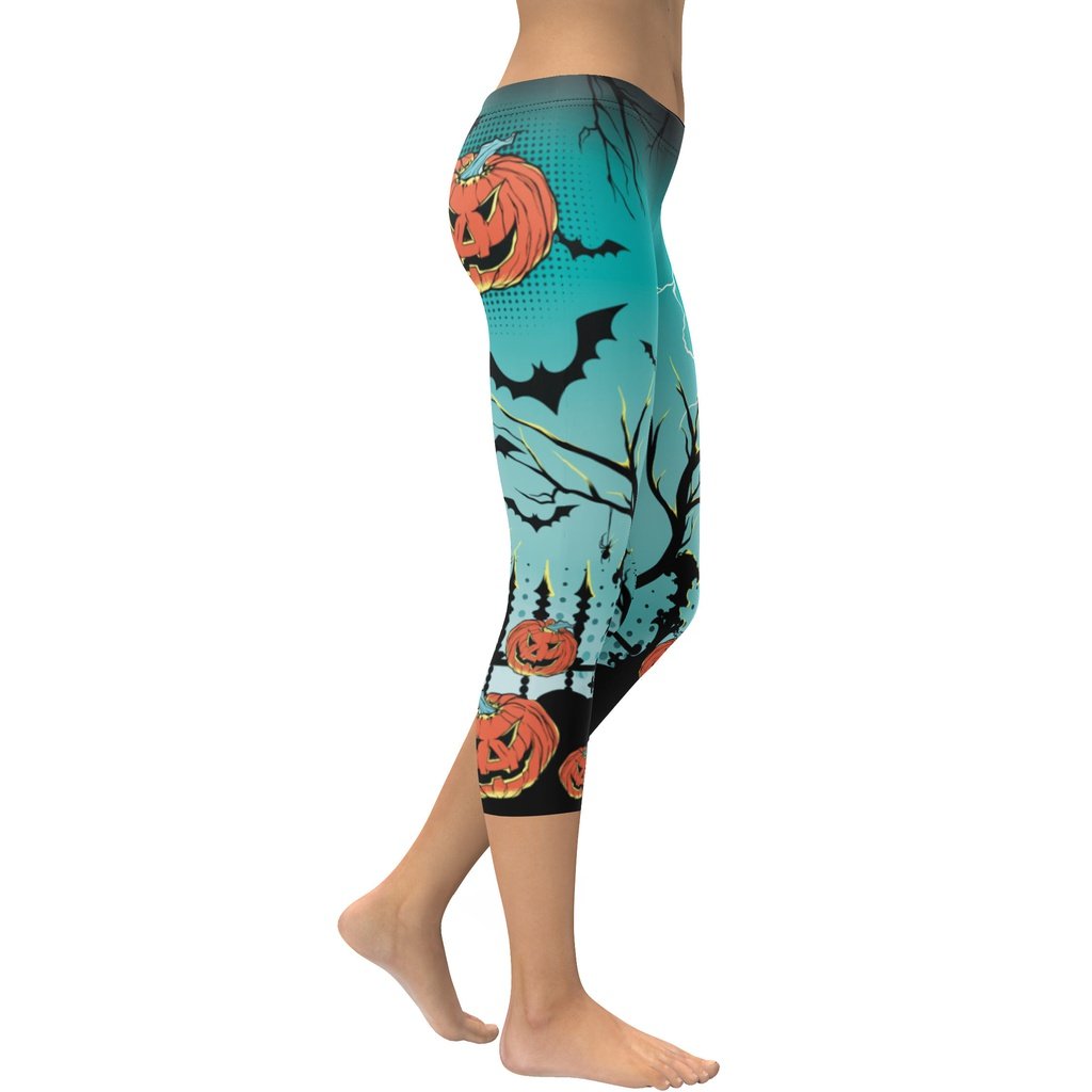 Jack O'Lantern Capris