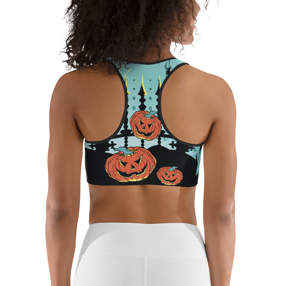 Jack O'Lantern Sports Bra