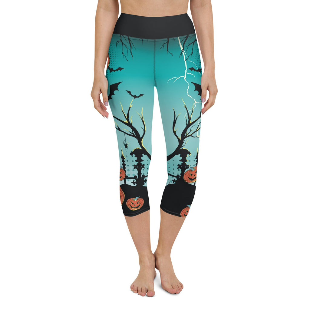 Jack O'Lantern Yoga Capris