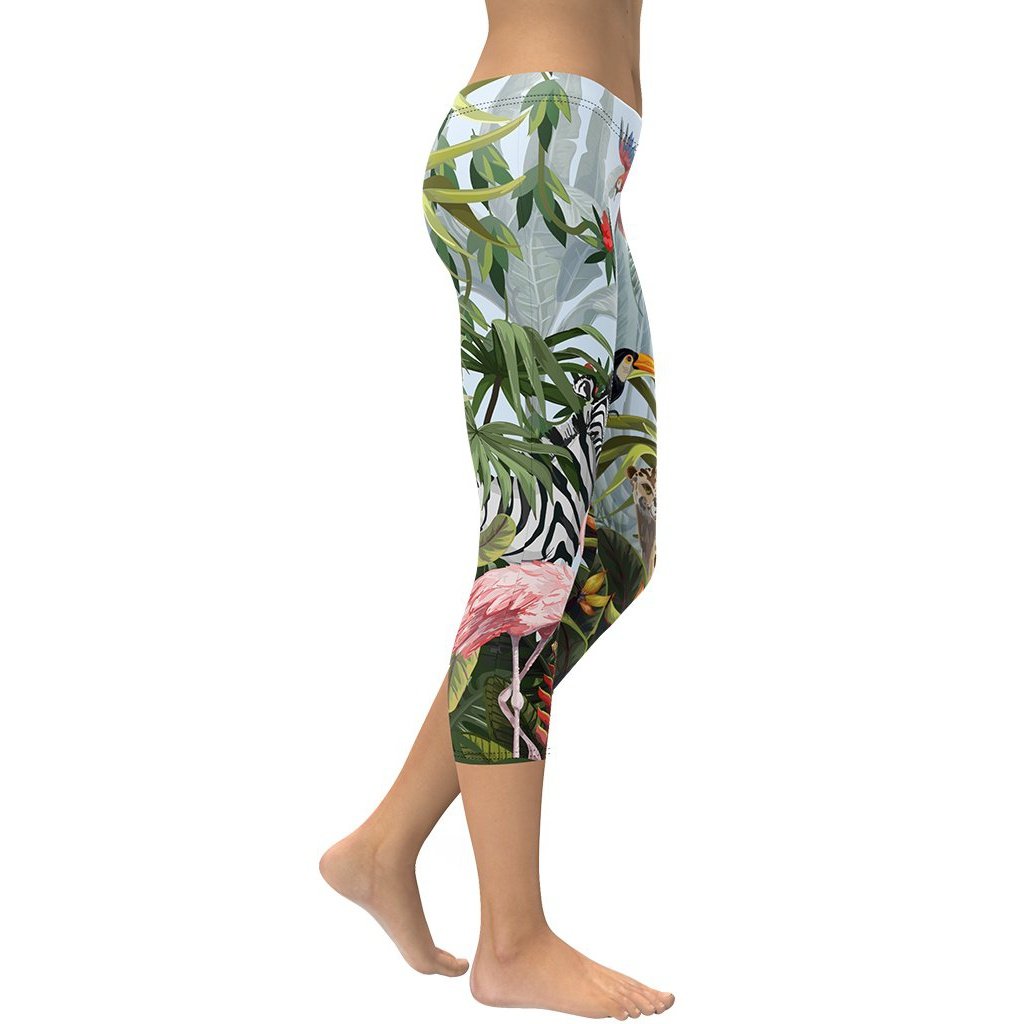 Jungle Celebration Capris