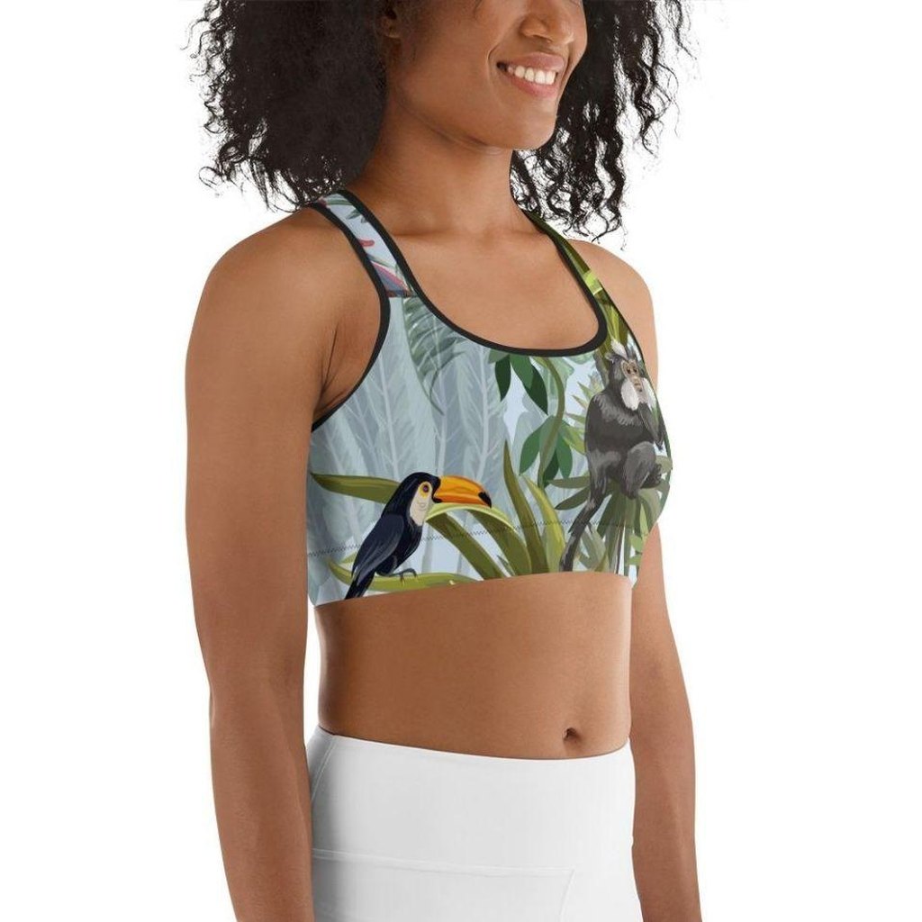 Jungle Celebration Sports Bra
