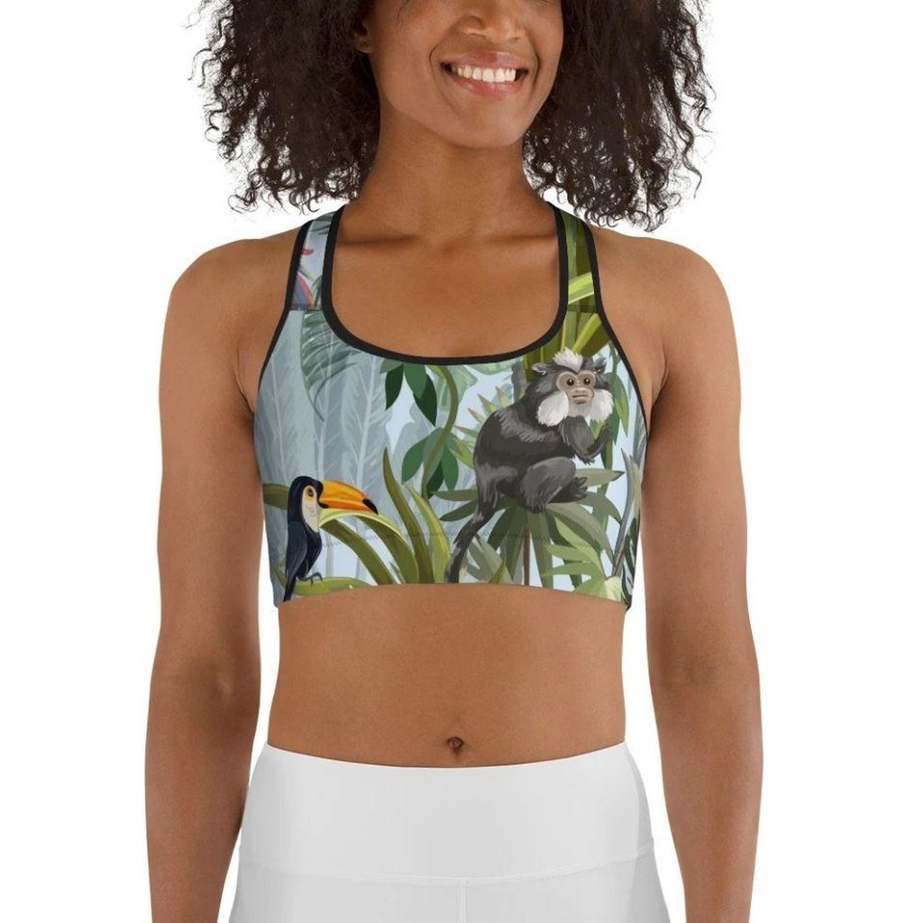Jungle Celebration Sports Bra
