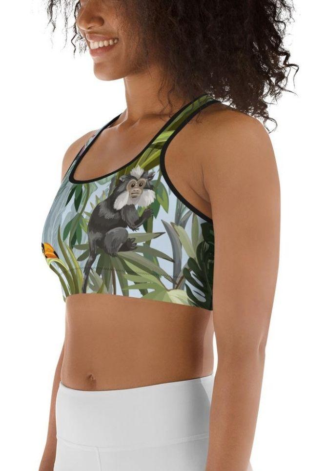 Jungle Celebration Sports Bra