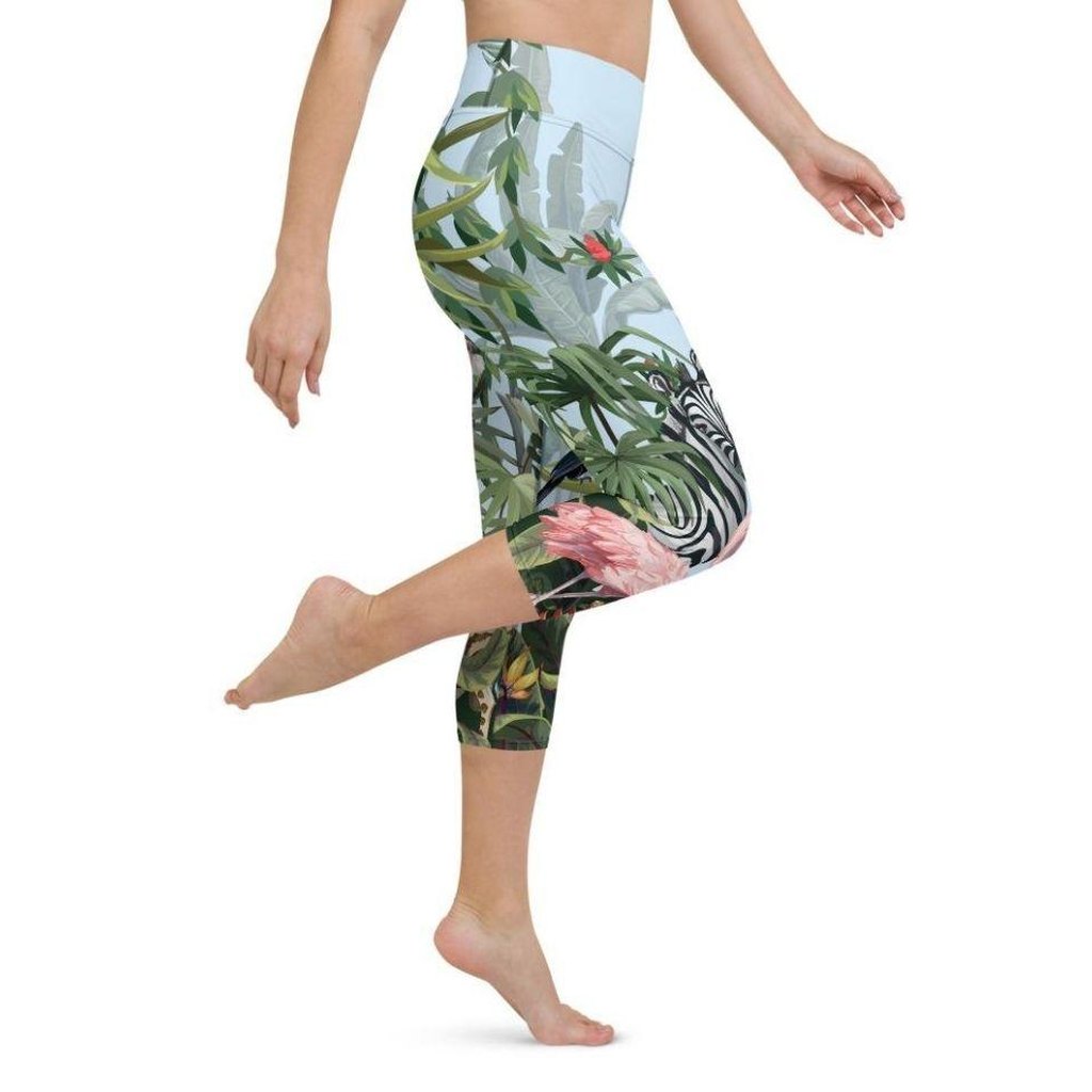 Jungle Celebration Yoga Capris