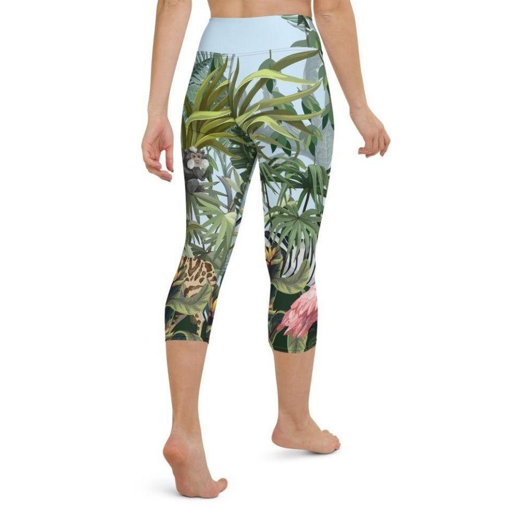 Jungle Celebration Yoga Capris